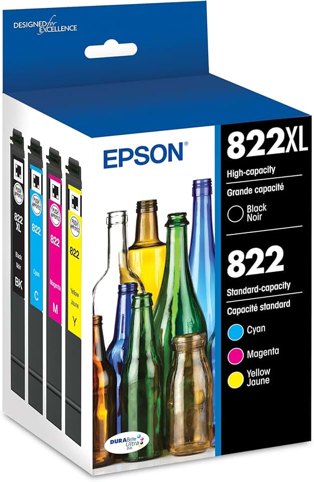 High Capacity Black and Color Ink Cartridge Pack