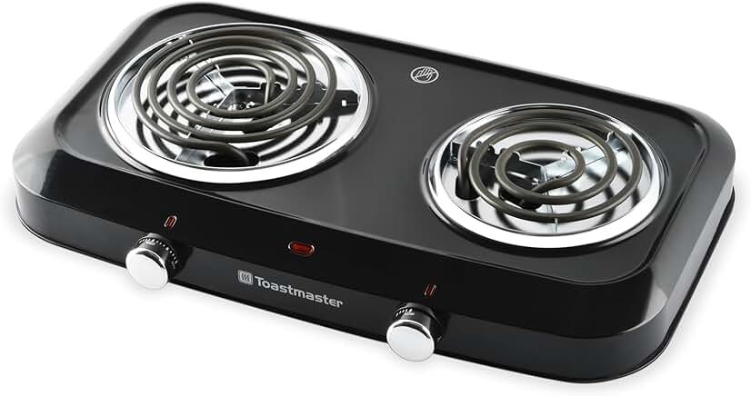 Double Coil Burner with Variable Heat Control