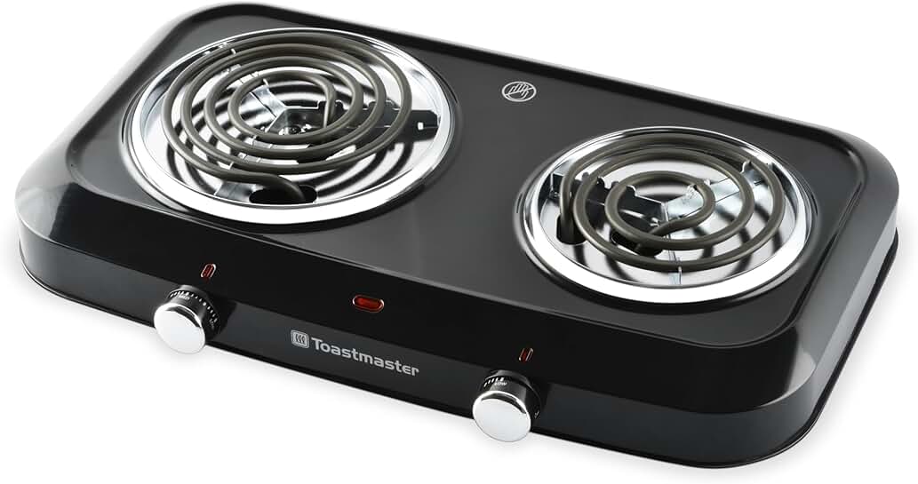 Double Coil Burner with Variable Heat Control