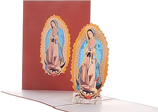 Lady Virgen de Guadalupe 3D Pop Up Greeting Card