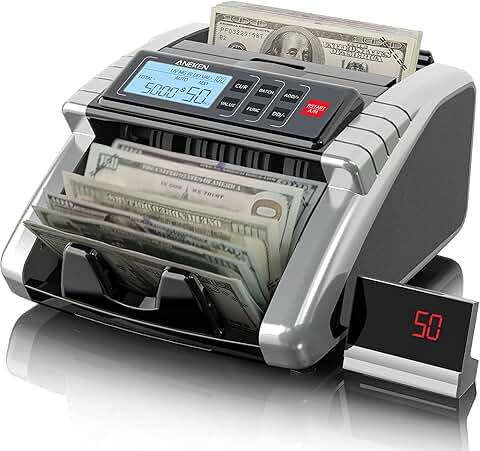 Money Counter with Value Count and Fake Bill Detection