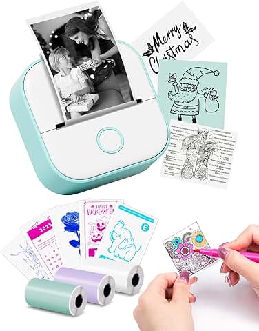 Mini Portable Thermal Sticker Printer for Notes and DIY