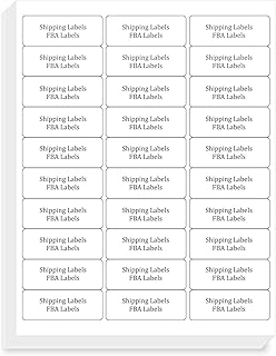 1" x 2-5/8" Shipping Address Labels, 900 Sheets