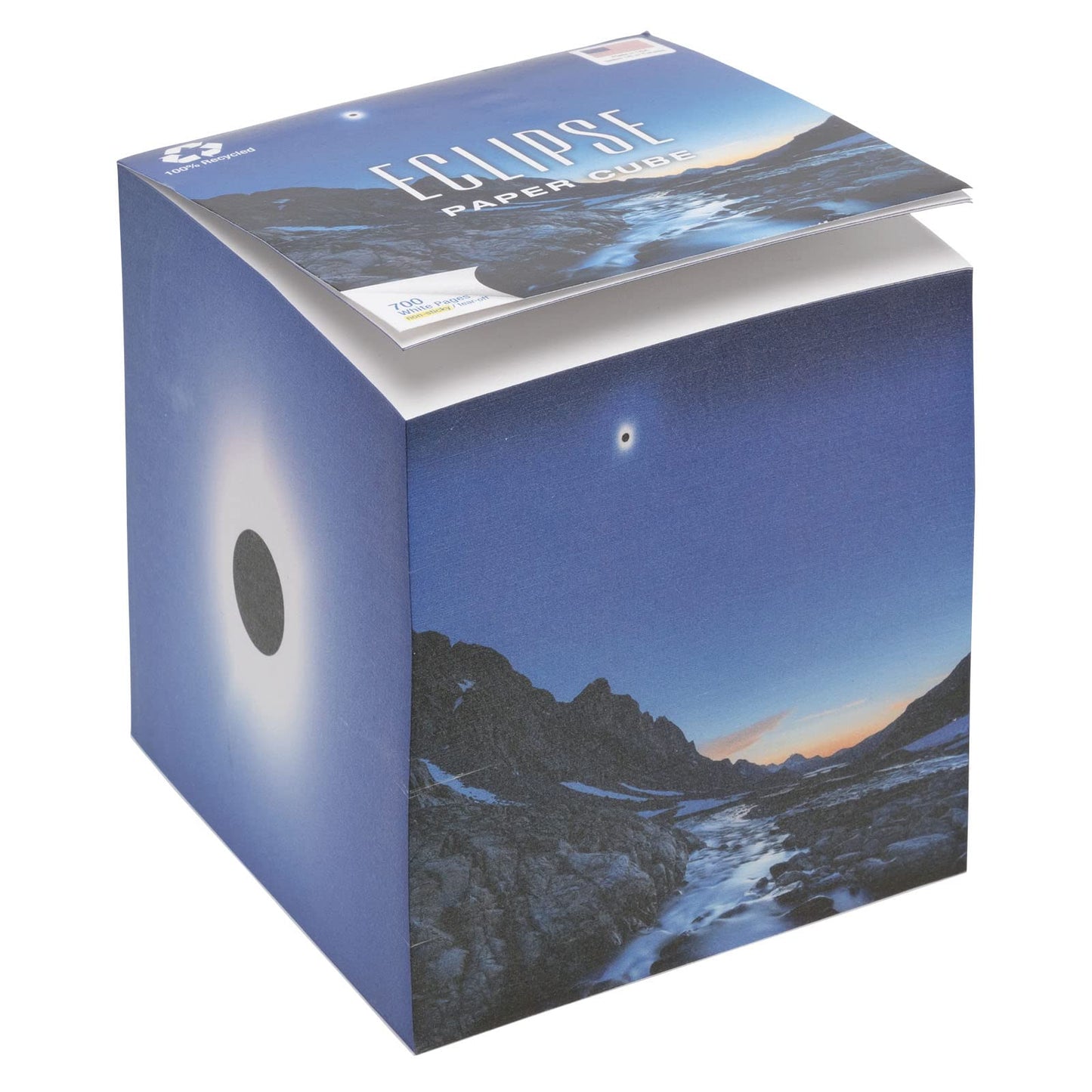White 3.5 Inch Note Cube with 700 Pages