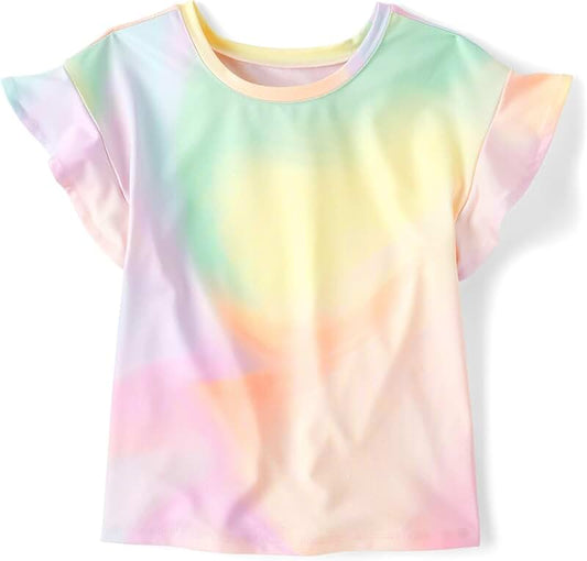 Baby Girls' and Toddler Athletic Short Sleeve Shirt