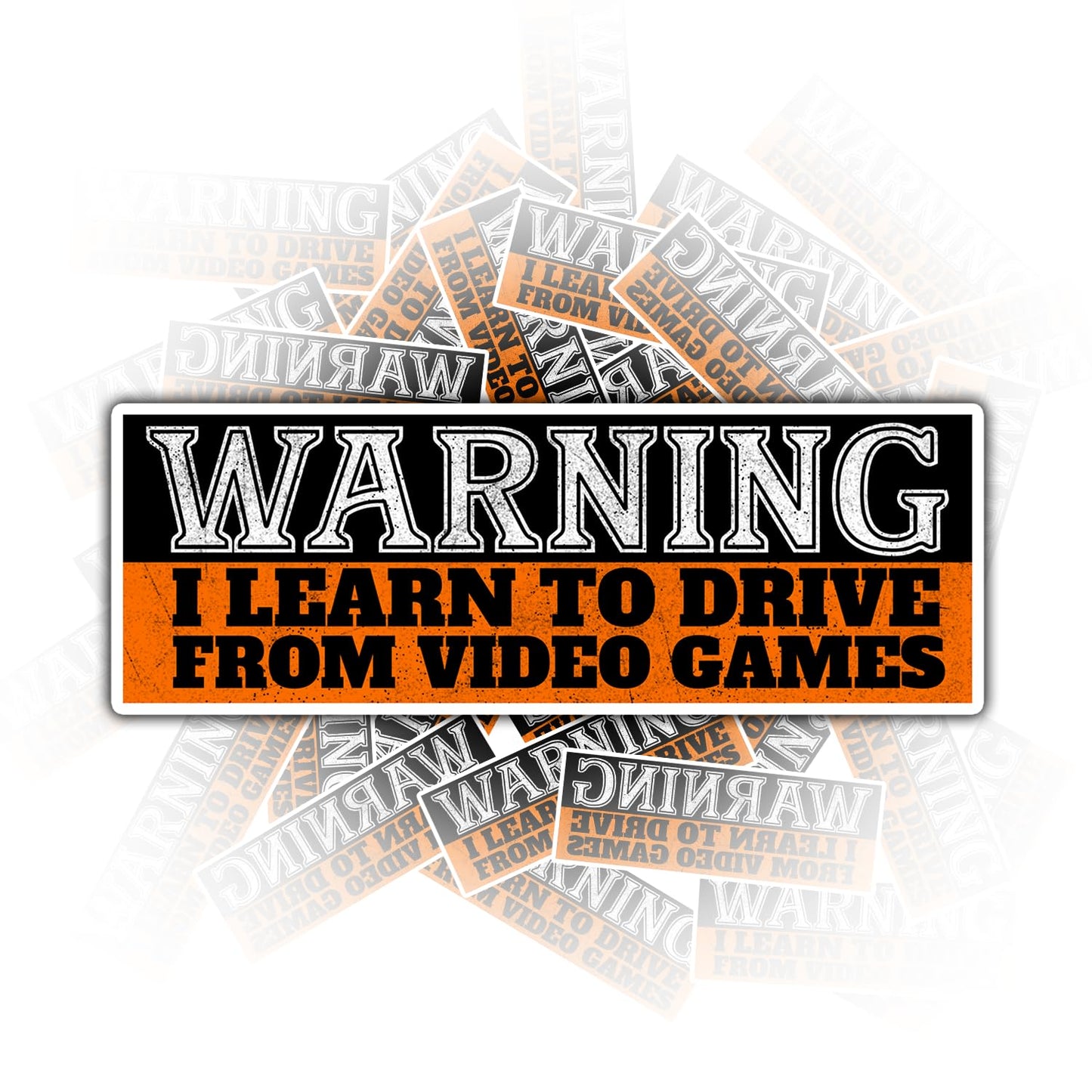 Learn to Drive Video Game Stickers for Kids and Teens