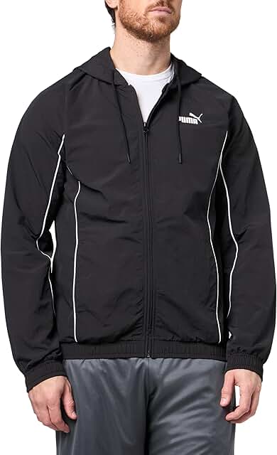 Men's Sport Hooded Woven Jacket