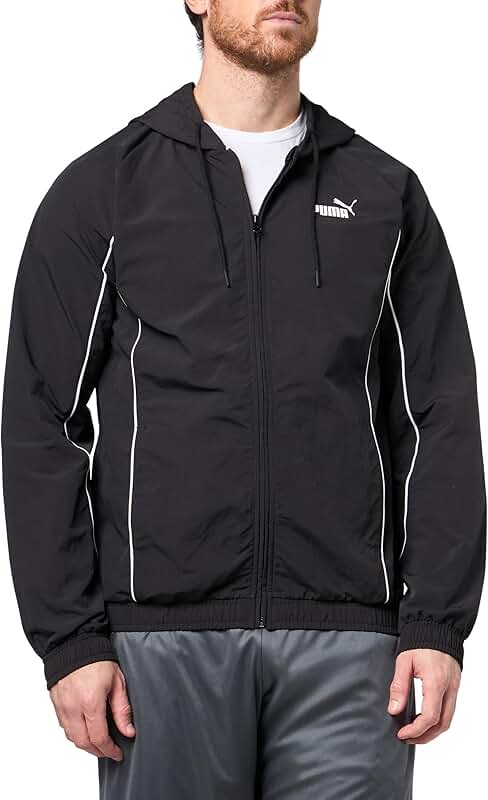 Men's Sport Hooded Woven Jacket