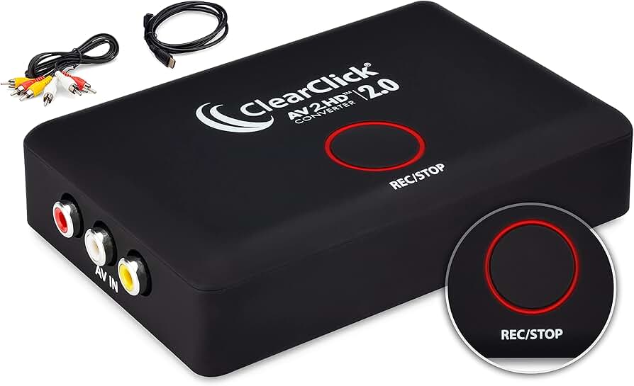 AV to HDMI Converter and Recorder for Video Devices