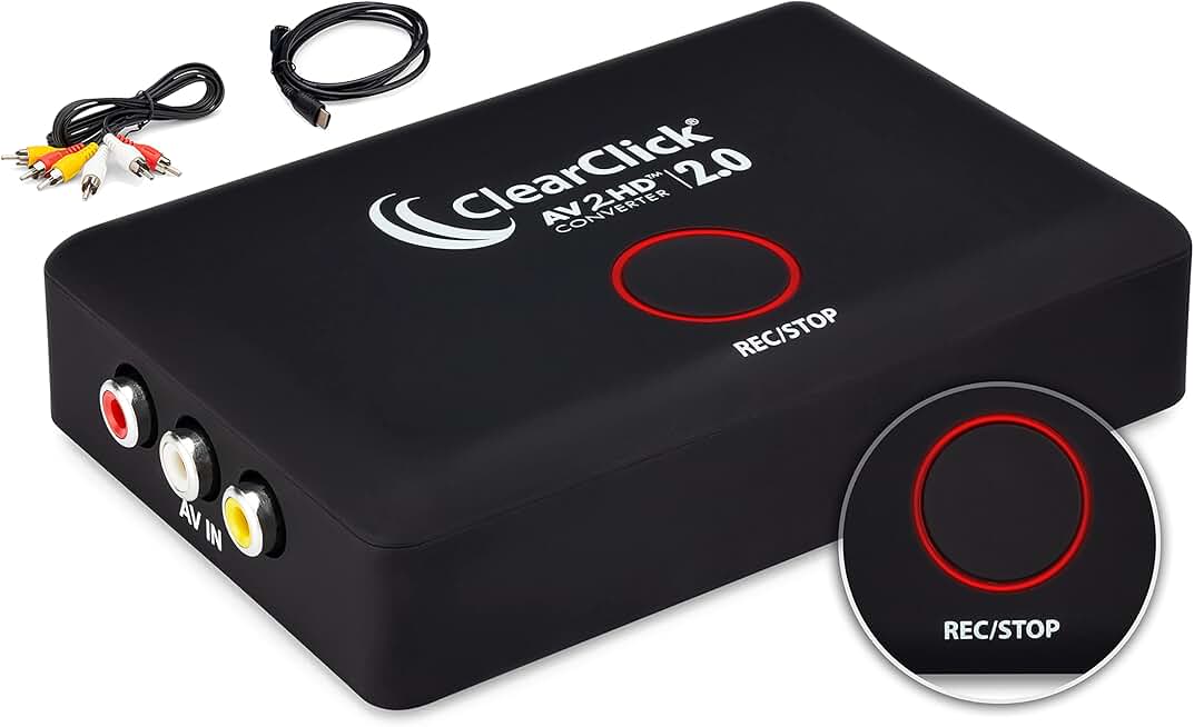 AV to HDMI Converter and Recorder for Video Devices