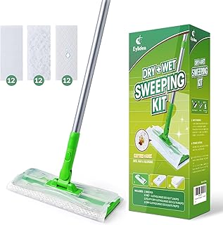 Sweeper Mop with 36 Refills for Multi-Surface Cleaning