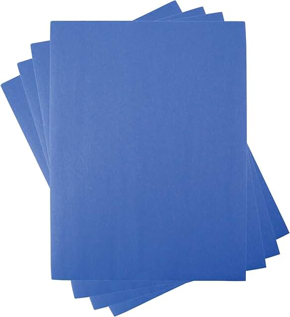 Blue construction paper, 9 x 12 inches, 500 sheets