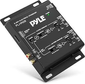 2-Way Electronic Car Audio Crossover with RCA Outputs