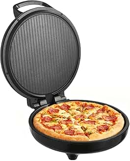 12-inch Electric Pizza Oven with Dual-Side Baking
