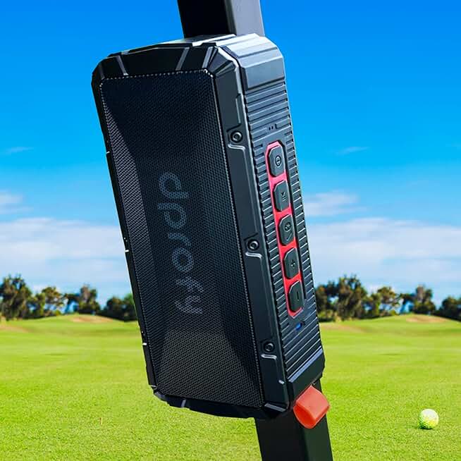 Portable Waterproof Magnetic Bluetooth Golf Speaker