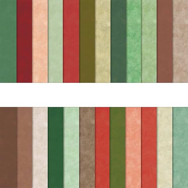 Winter Patterned Scrapbook Paper, 24 Sheets, 12x12 Inches
