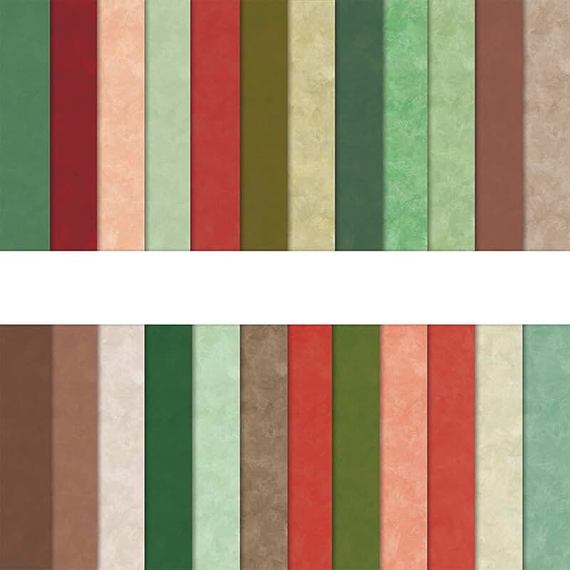 Winter Patterned Scrapbook Paper, 24 Sheets, 12x12 Inches