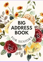 Large Print Address Book with A-Z Tabs for Seniors