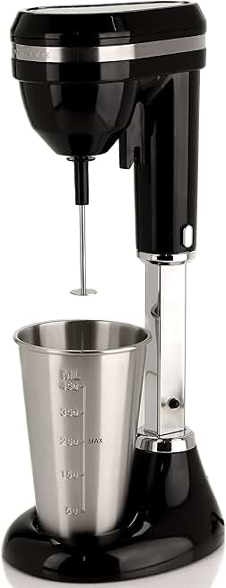 Vertical Drink Mixer with 15.2 oz Stainless Steel Cup