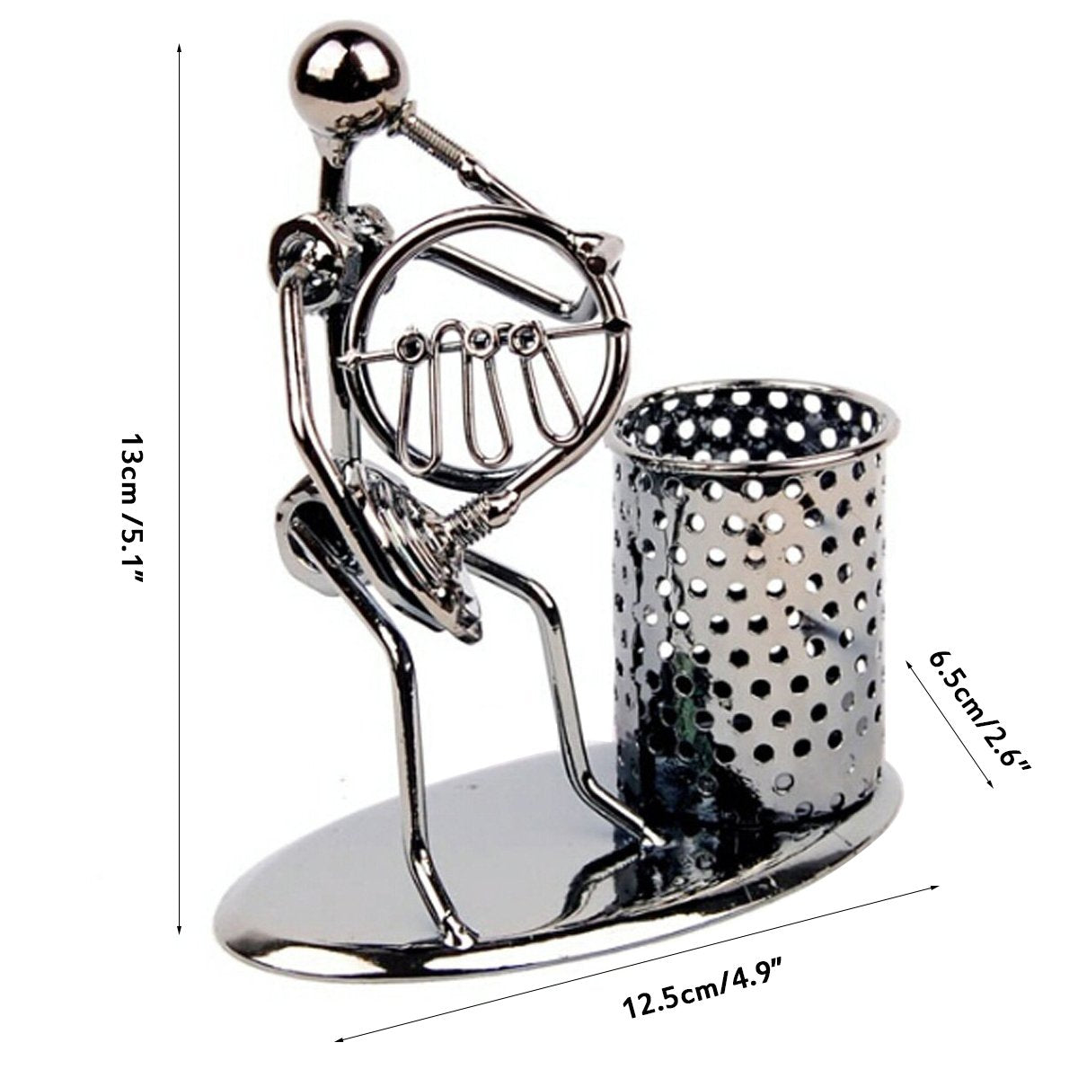 Winterworm Pen Holder with Music Figure Design