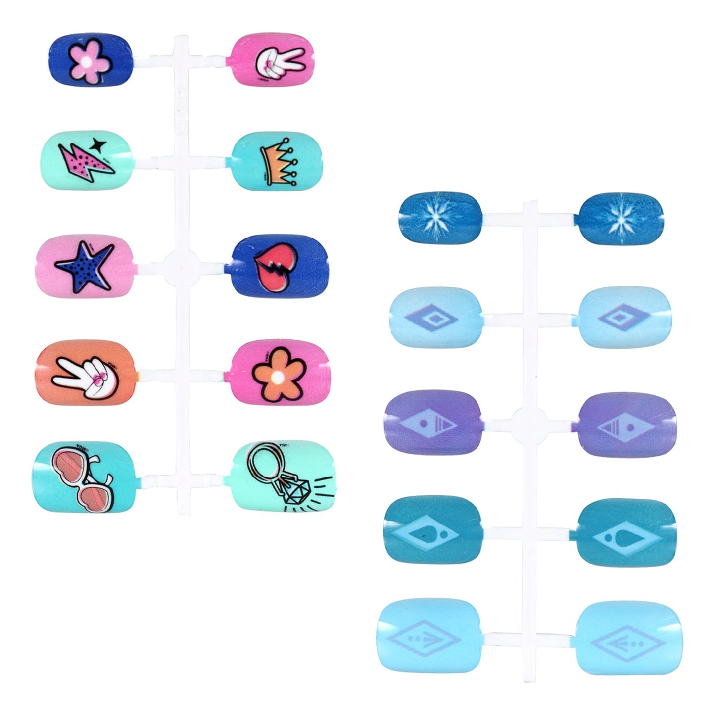 Children Assorted License Press-On Faux Nails, 10-ct. Packs (Pack of 24)