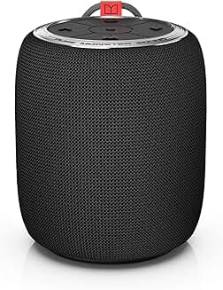 Portable Bluetooth Speaker with Stereo Pairing and Mic
