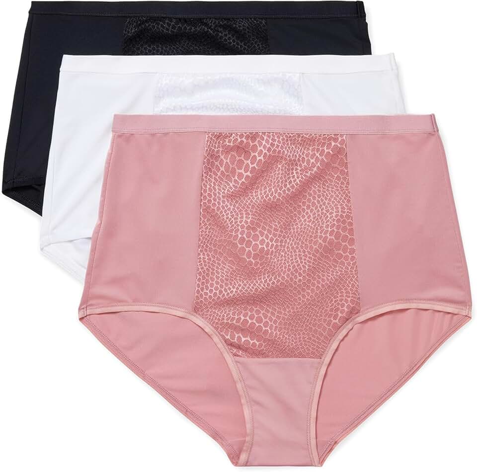 Women's Tummy-Smoothing Microfiber Briefs, 3-Pack