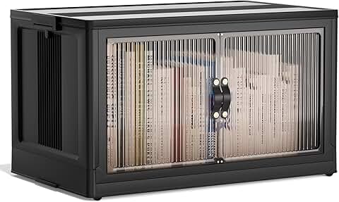 Large 30-Gallon Stackable Storage Bins with Lids