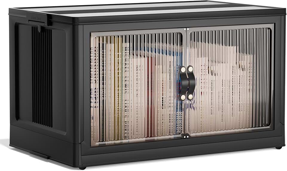 Large 30-Gallon Stackable Storage Bins with Lids