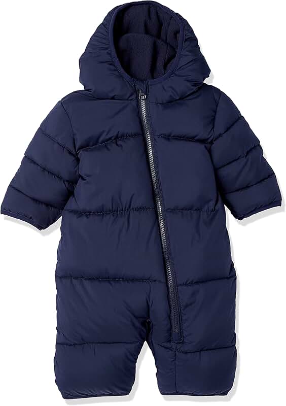 Unisex Water-Resistant Winter Baby Puffer Suit