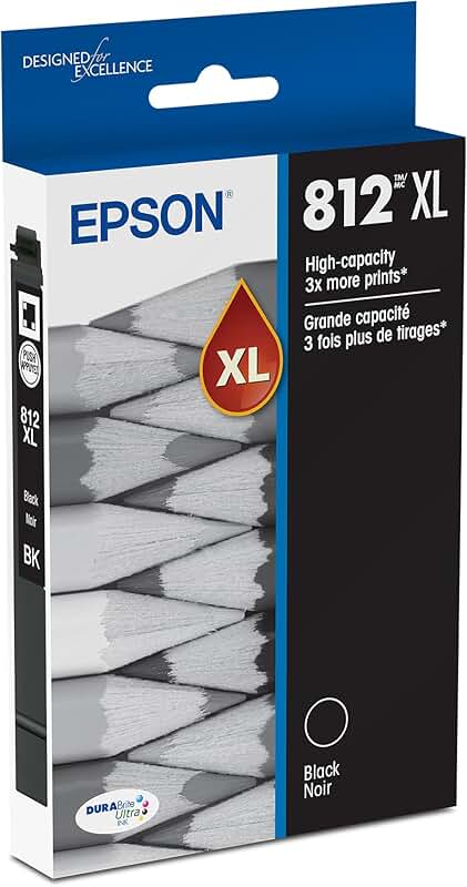High Capacity Black Ink Cartridge for WorkForce Printers