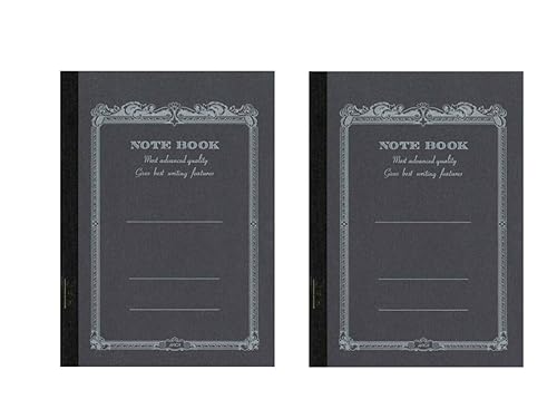 Two Steel Grey Notebook CDs, 7x10 inches