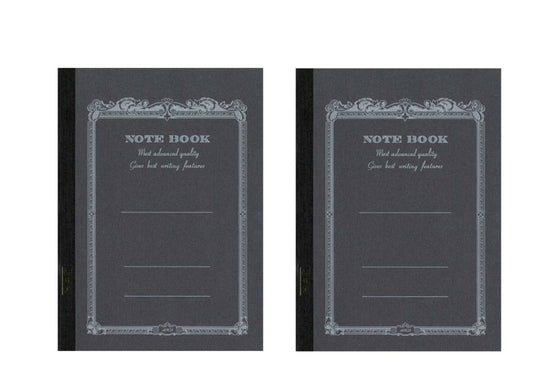Two Steel Grey Notebook CDs, 7x10 inches