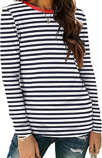 Three Women's Long Sleeve Casual Crewneck Shirts