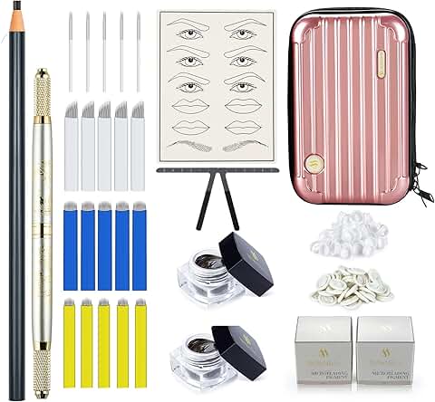 Microblading Eyebrow Pen Kit with Supplies