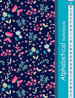 A-Z Alphabetical Notebook with 105 Pages
