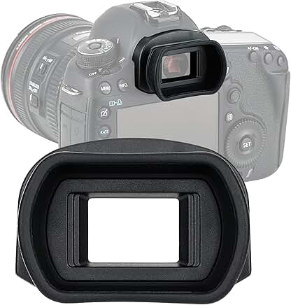 Ergonomic Long Camera Eye Cup with Soft Silicone