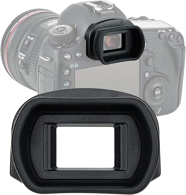 Ergonomic Long Camera Eye Cup with Soft Silicone