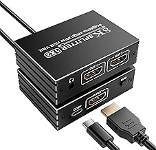 8K HDMI Splitter 1 in 2 Out for Dual Monitors