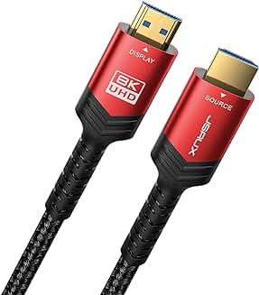 50 ft 8K HDMI Fiber Optic Cable, 48Gbps, 4K/8K, HDR