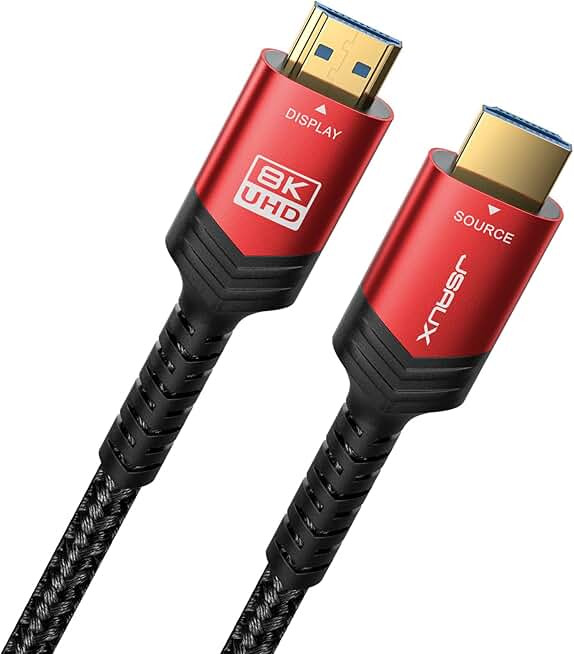 50 ft 8K HDMI Fiber Optic Cable, 48Gbps, 4K/8K, HDR