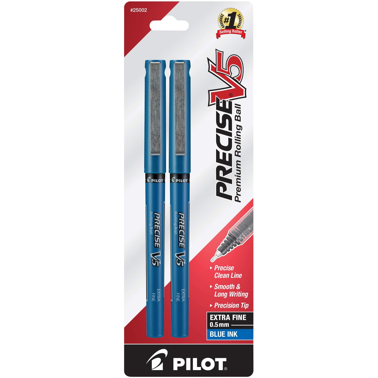 2 Blue Ink Fine Point Liquid Ink Pens