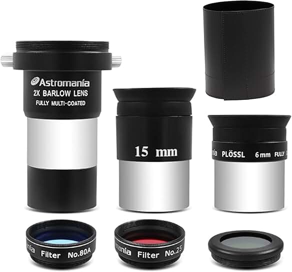 Flexible Dew Shield for 148-167mm Telescopes Bundle with Accessory Kit