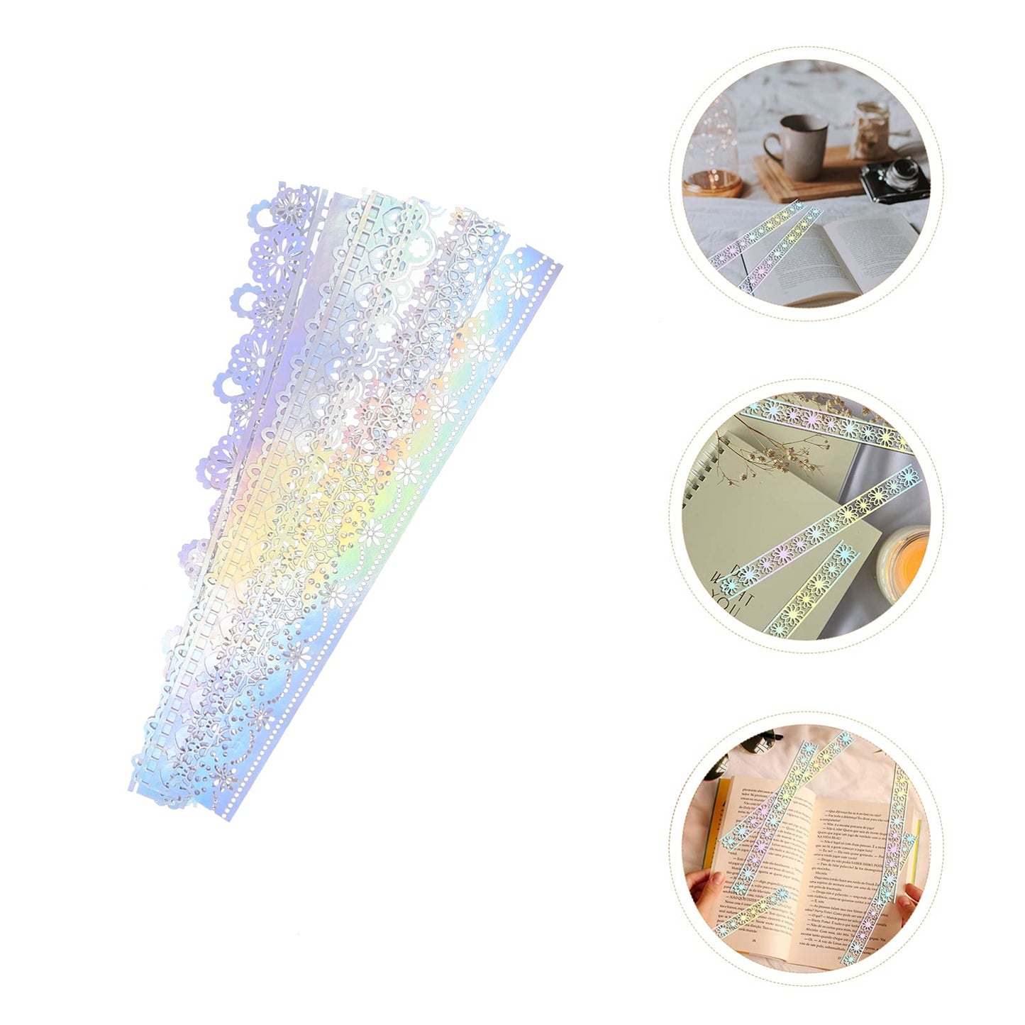 Floral Lace Washi Tape Set 10pcs
