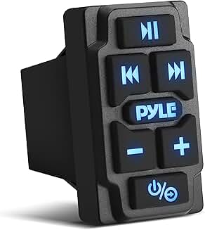 Wireless Bluetooth Marine Audio Controller with Remote
