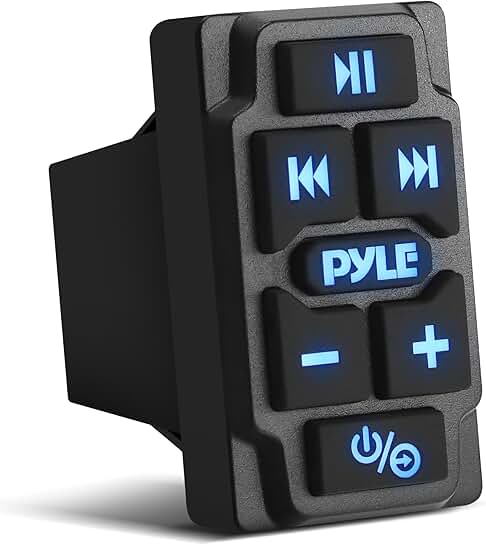 Wireless Bluetooth Marine Audio Controller with Remote