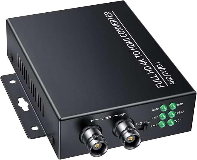 BNC to HDMI Converter for Security Cameras