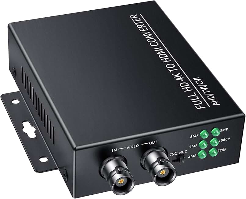 BNC to HDMI Converter for Security Cameras