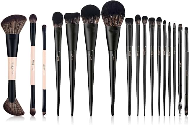 14-Piece Makeup Brush Set with Travel Bag