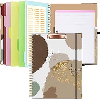 Clipboard with storage and notepad, folder dividers, pen holder